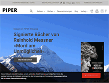 Tablet Screenshot of piper.de